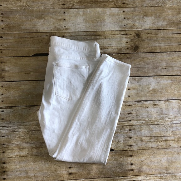 White J.Crew Jeans Size 12 - Picture 1 of 4